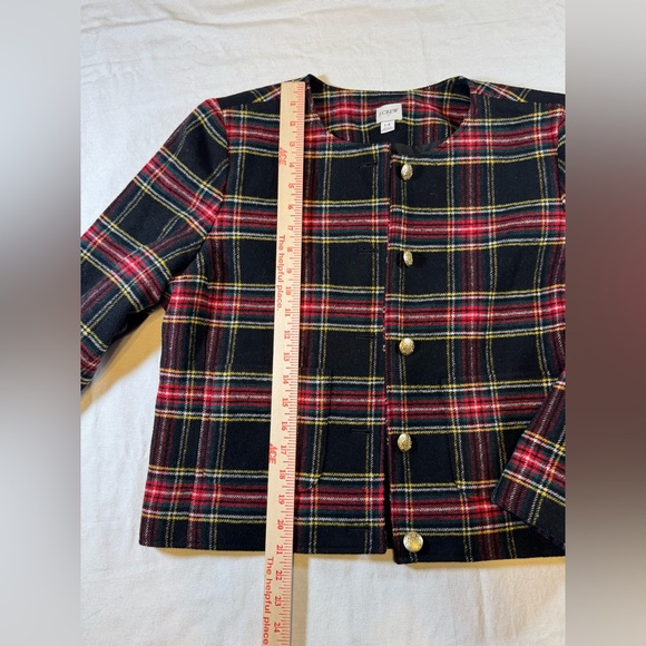 J. Crew Stewart Tartan Wool-Blend Blazer - Picture 8 of 11